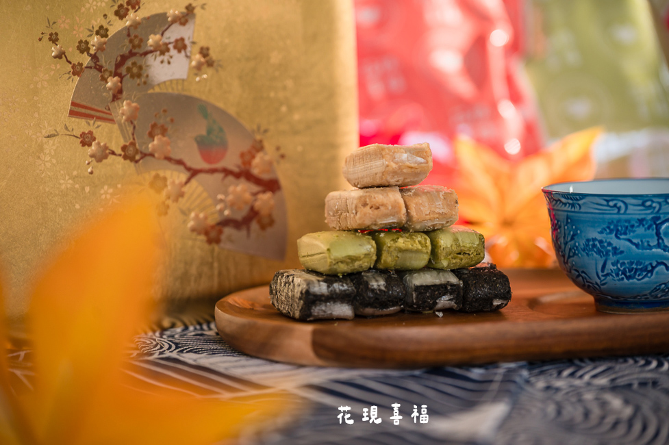 ｜團購美食｜花現喜福娃娃酥，純手工四口味花生娃娃酥，年節送禮首選