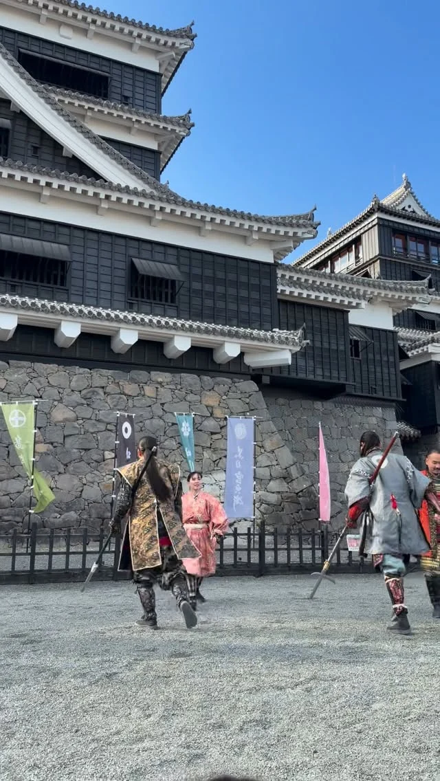 熊本城武士隊表演
真的超級好看！

#熊本 #日本 #熊本城 #japan #japantravelphoto