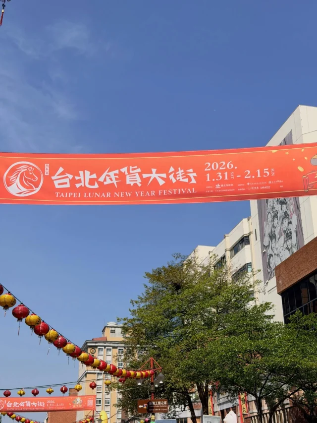 第一次來迪化街，體驗一下年節氣氛